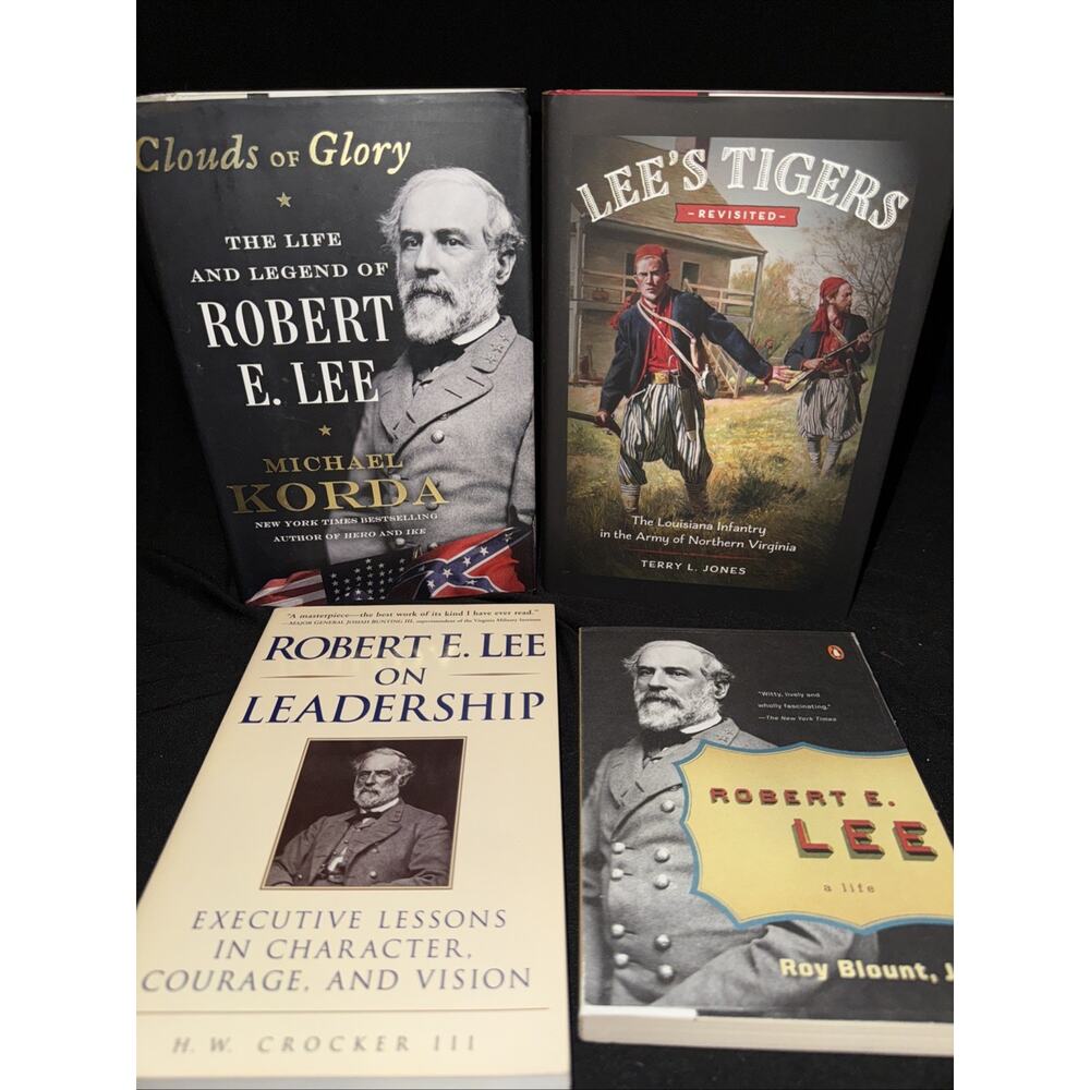 Lot of 4 Books US Civil War. Robert E. Lee